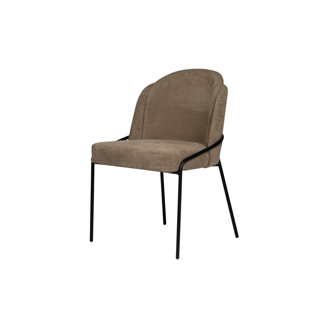 KantoormeubelenPlus Fjord stoel Bruin (Set van 2)