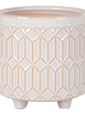 KantoormeubelenPlus Bloempot - Wit