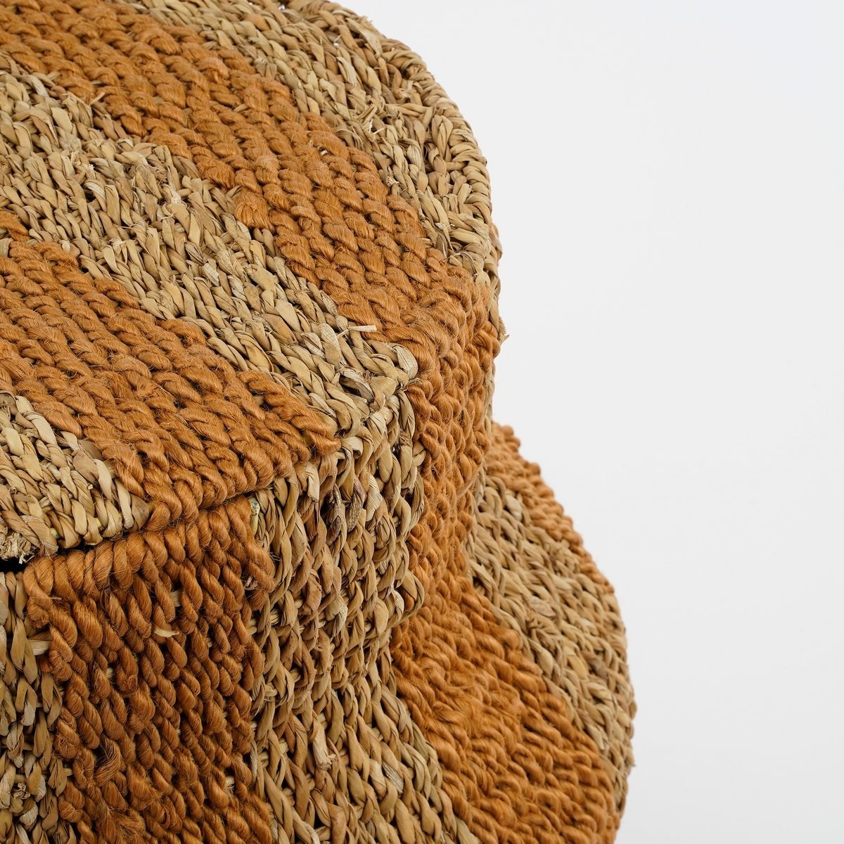 KantoormeubelenPlus Tacoma Opbergmand met Deksel - H47 x Ø50 cm - Jute - Geel