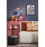 KantoormeubelenPlus Bijzettafel met Tijdschriftenhouder - L35 x B24 x H69 cm - Metaal - Zwart