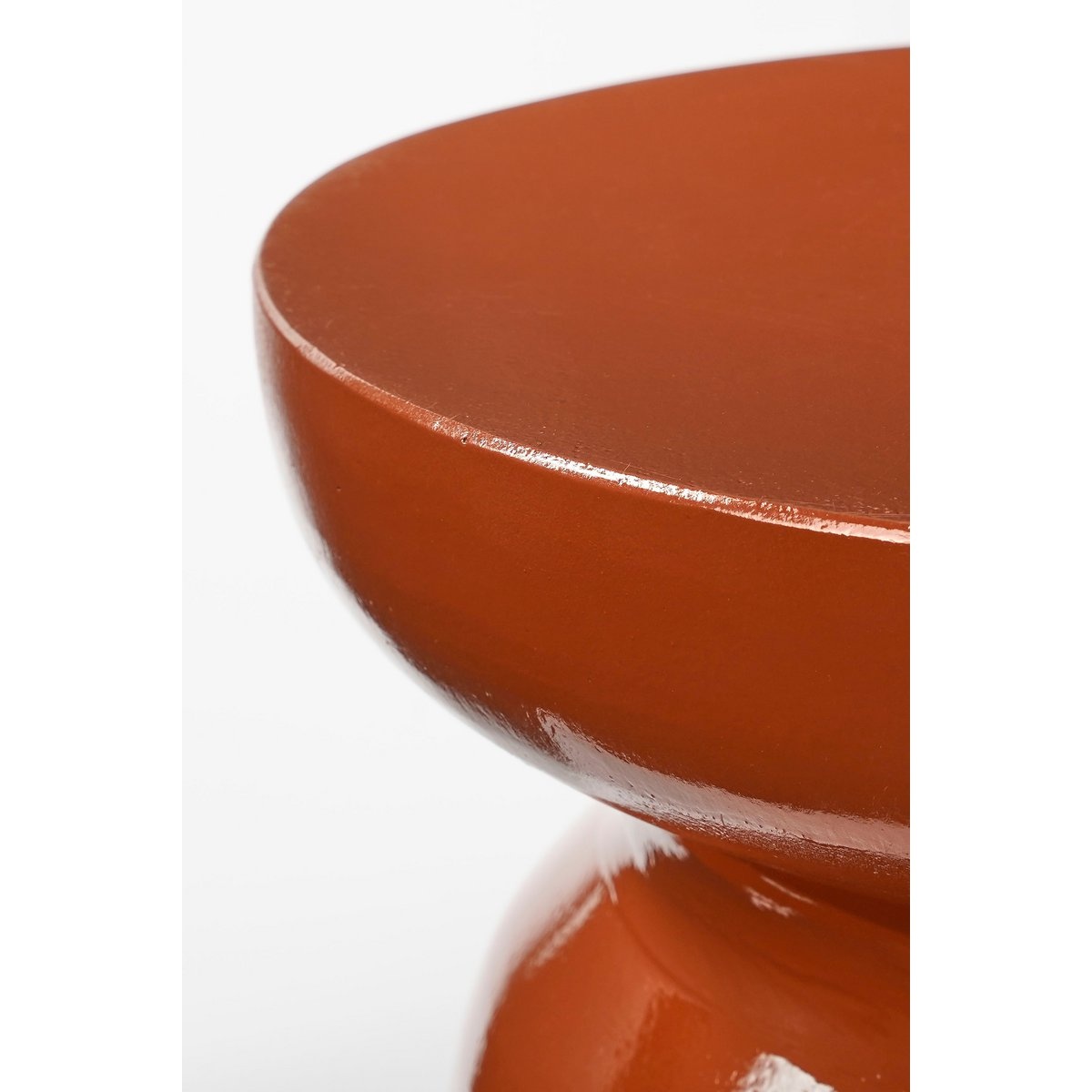 KantoormeubelenPlus Stage Bijzettafel - H45 x Ø35 cm - Cement - Oranje