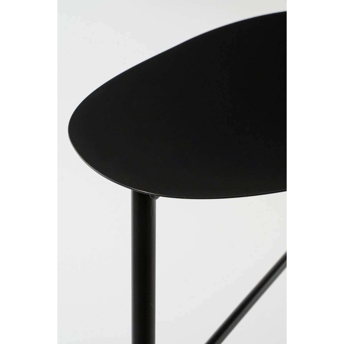 KantoormeubelenPlus Fonda Bijzettafel - L43,5 x B29,5 x H40 cm - Metaal - Zwart