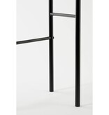 KantoormeubelenPlus Fonda Bijzettafel - L43,5 x B29,5 x H40 cm - Metaal - Zwart