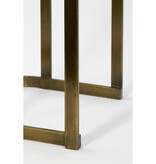 KantoormeubelenPlus Kevin Bijzettafel - Set van 2 - L54 x B34 x H56 cm - Metaal - Goud