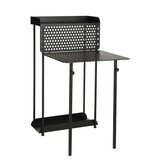 KantoormeubelenPlus Torre Balkonset - Set van 3 - Metaal - Zwart