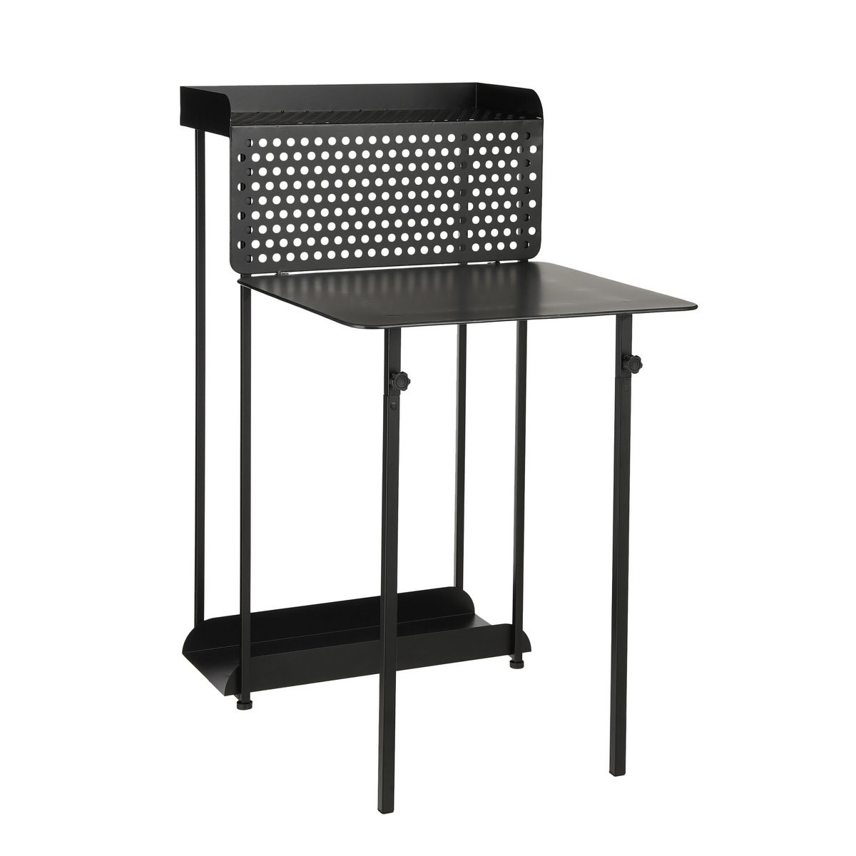 KantoormeubelenPlus Torre Balkonset - Set van 3 - Metaal - Zwart