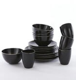KantoormeubelenPlus Tabo Serviesset 4 Persoons - Zwart