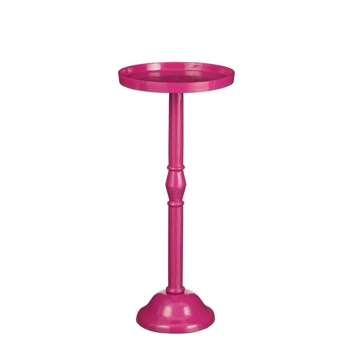 KantoormeubelenPlus Duco Bijzettafel - H58 x Ø25 cm - Gerecycled Aluminium - Roze