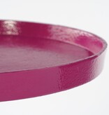 KantoormeubelenPlus Duco Bijzettafel - H58 x Ø25 cm - Gerecycled Aluminium - Roze