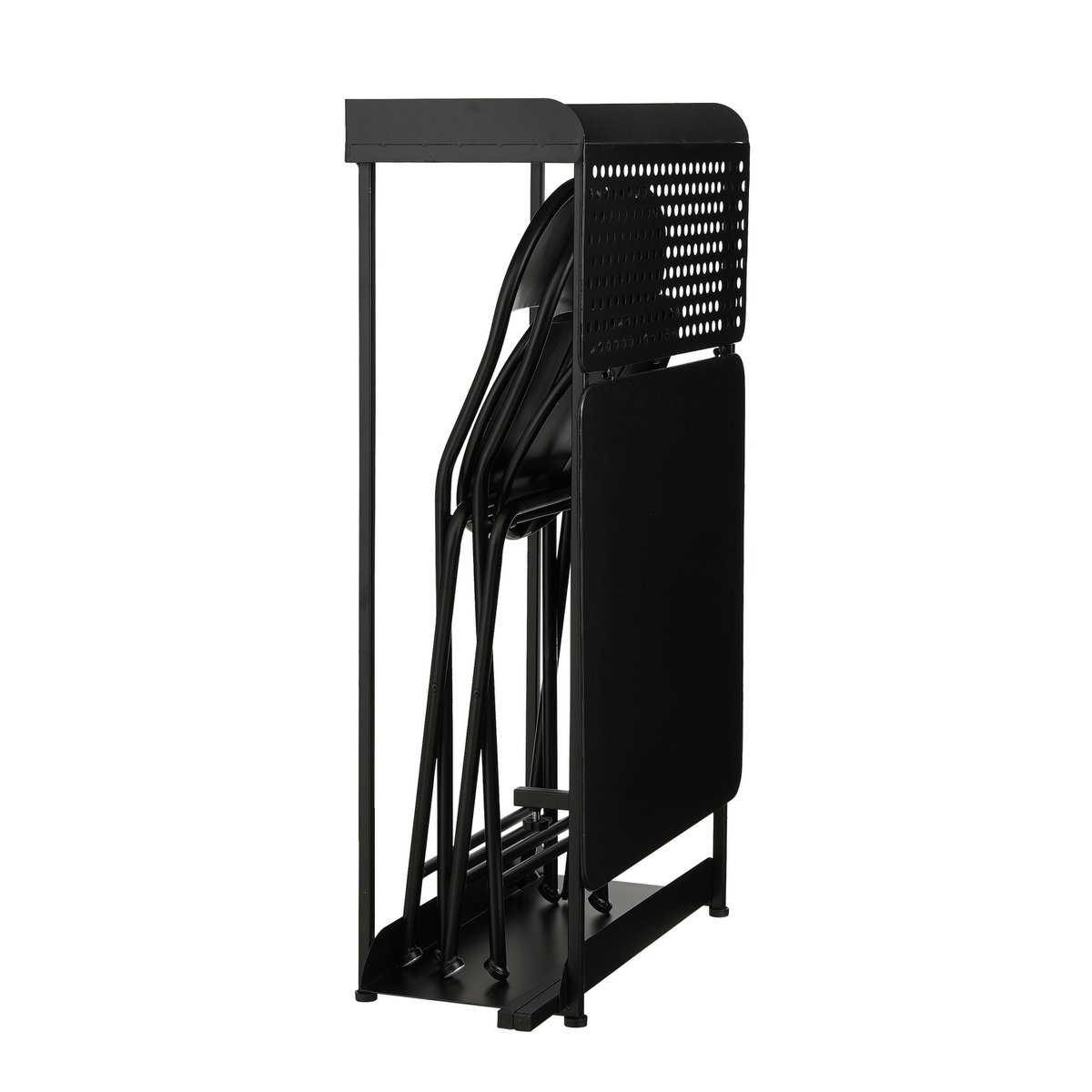 KantoormeubelenPlus Torre Balkonset - Set van 3 - Metaal - Zwart
