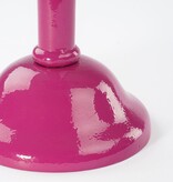 KantoormeubelenPlus Duco Bijzettafel - H58 x Ø25 cm - Gerecycled Aluminium - Roze