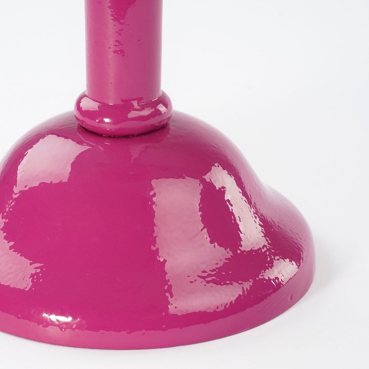 KantoormeubelenPlus Duco Bijzettafel - H58 x Ø25 cm - Gerecycled Aluminium - Roze