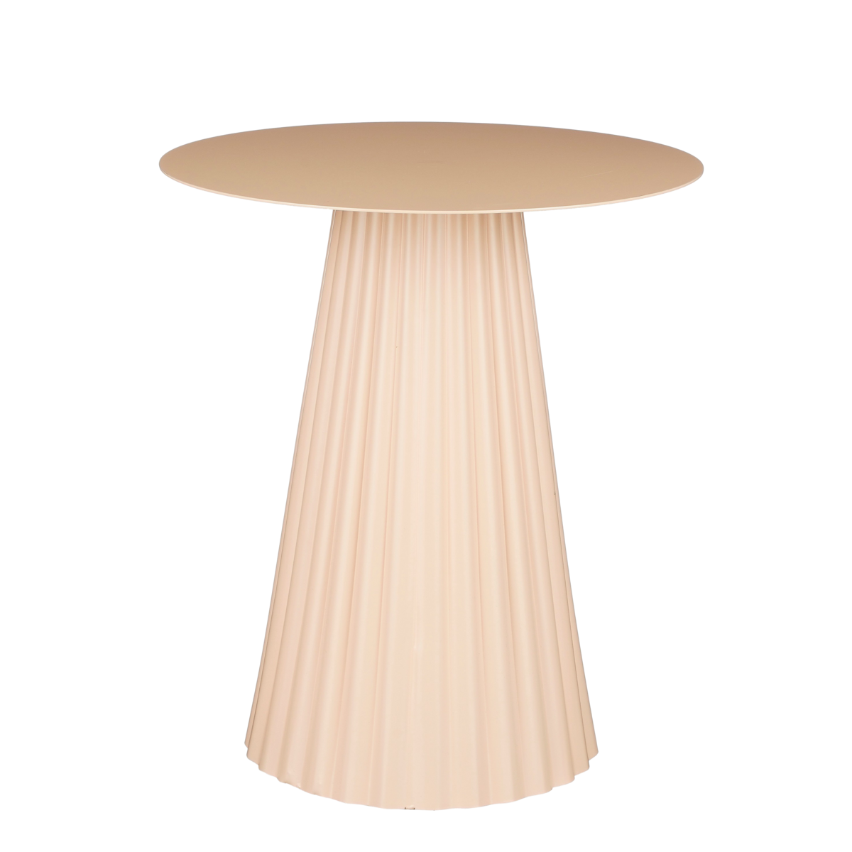 KantoormeubelenPlus Pellis Bijzettafel - H46 x Ø40 cm - Metaal - Lichtroze