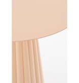 KantoormeubelenPlus Pellis Bijzettafel - H46 x Ø40 cm - Metaal - Lichtroze