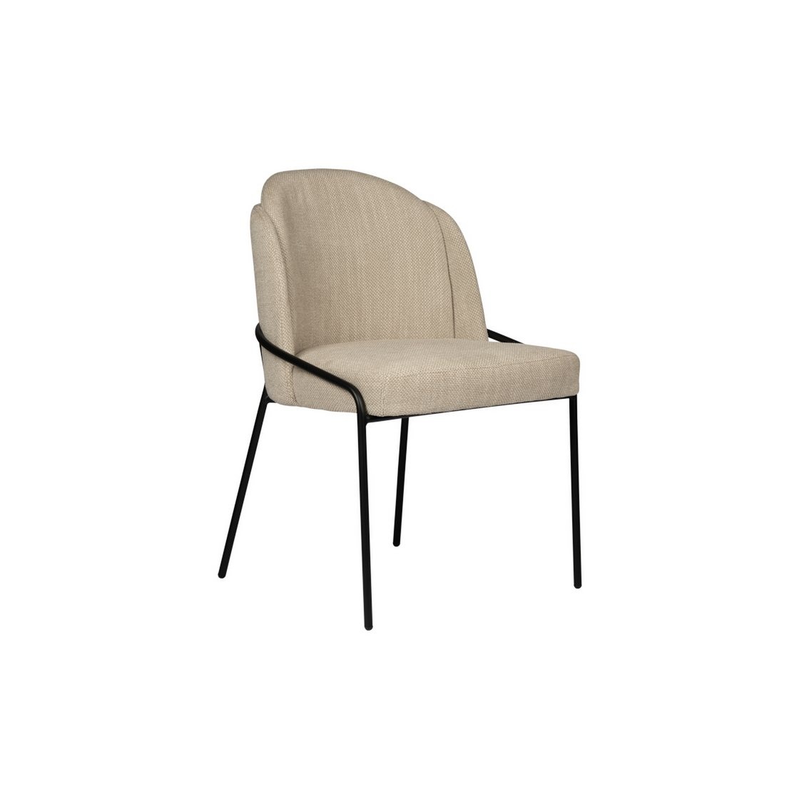 KantoormeubelenPlus Fjord stoel Beige (Set van 2)