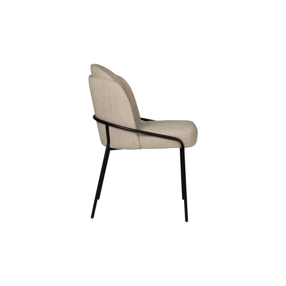 KantoormeubelenPlus Fjord stoel Beige (Set van 2)