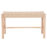 KantoormeubelenPlus Abano Bankje - Natuur