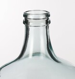 Diego Fles Vaas - H30 x Ø18 cm - Gerecycled Glas - Transparant
