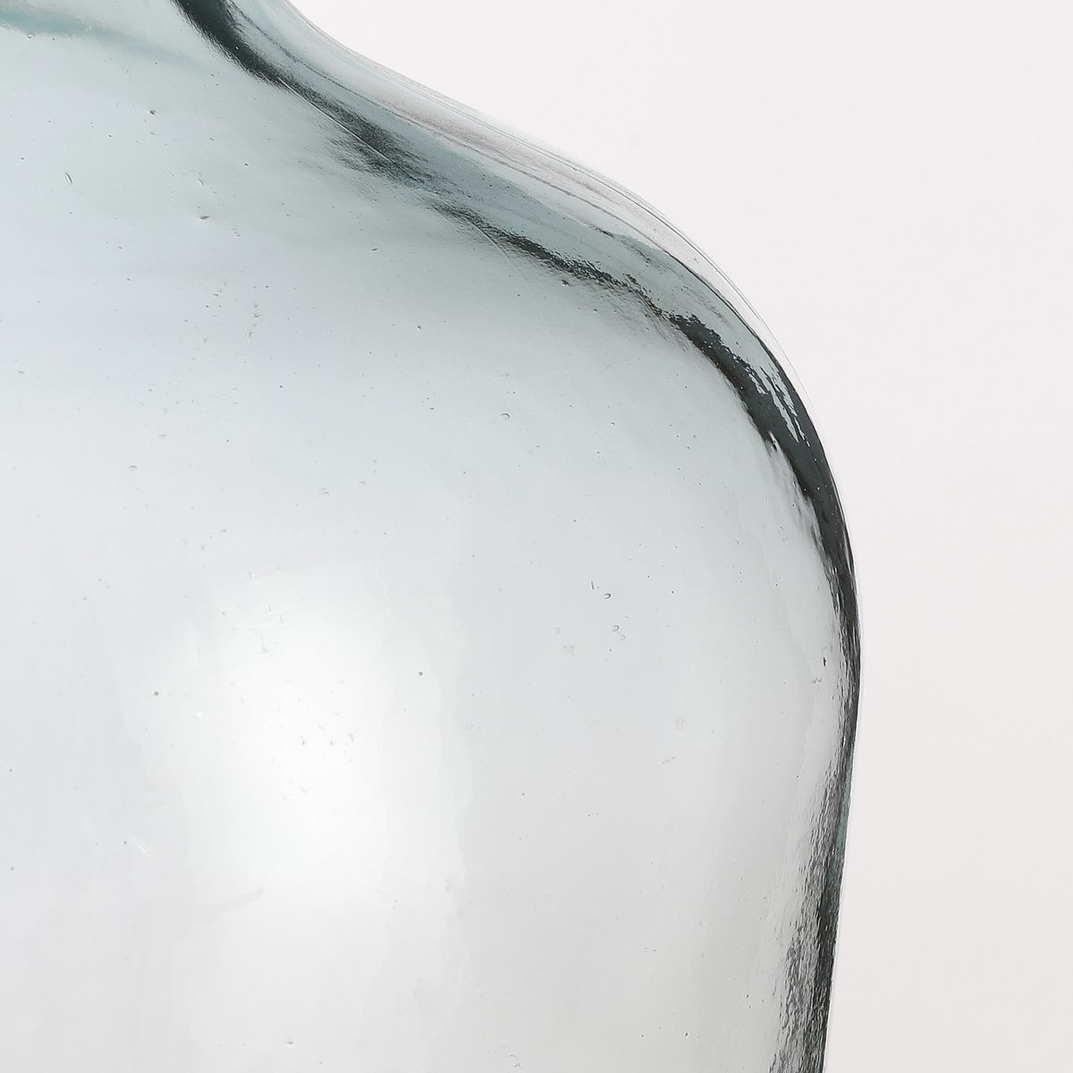 Diego Fles Vaas - H30 x Ø18 cm - Gerecycled Glas - Transparant