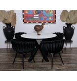 KantoormeubelenPlus Wave stoel zwart (Set van 2)