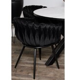 KantoormeubelenPlus Wave stoel zwart (Set van 2)