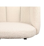 High five stoel wit parelmoer (boucle) (Set van 2)