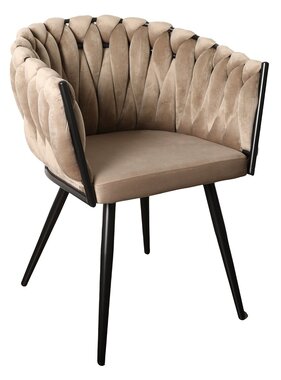 KantoormeubelenPlus Wave stoel zandwit (Set van 2)