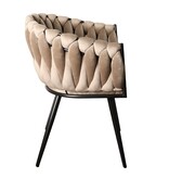 KantoormeubelenPlus Wave stoel zandwit (Set van 2)
