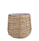 KantoormeubelenPlus Avalon Mand voor Planten - H31 x Ø30 cm - Lichtbruin