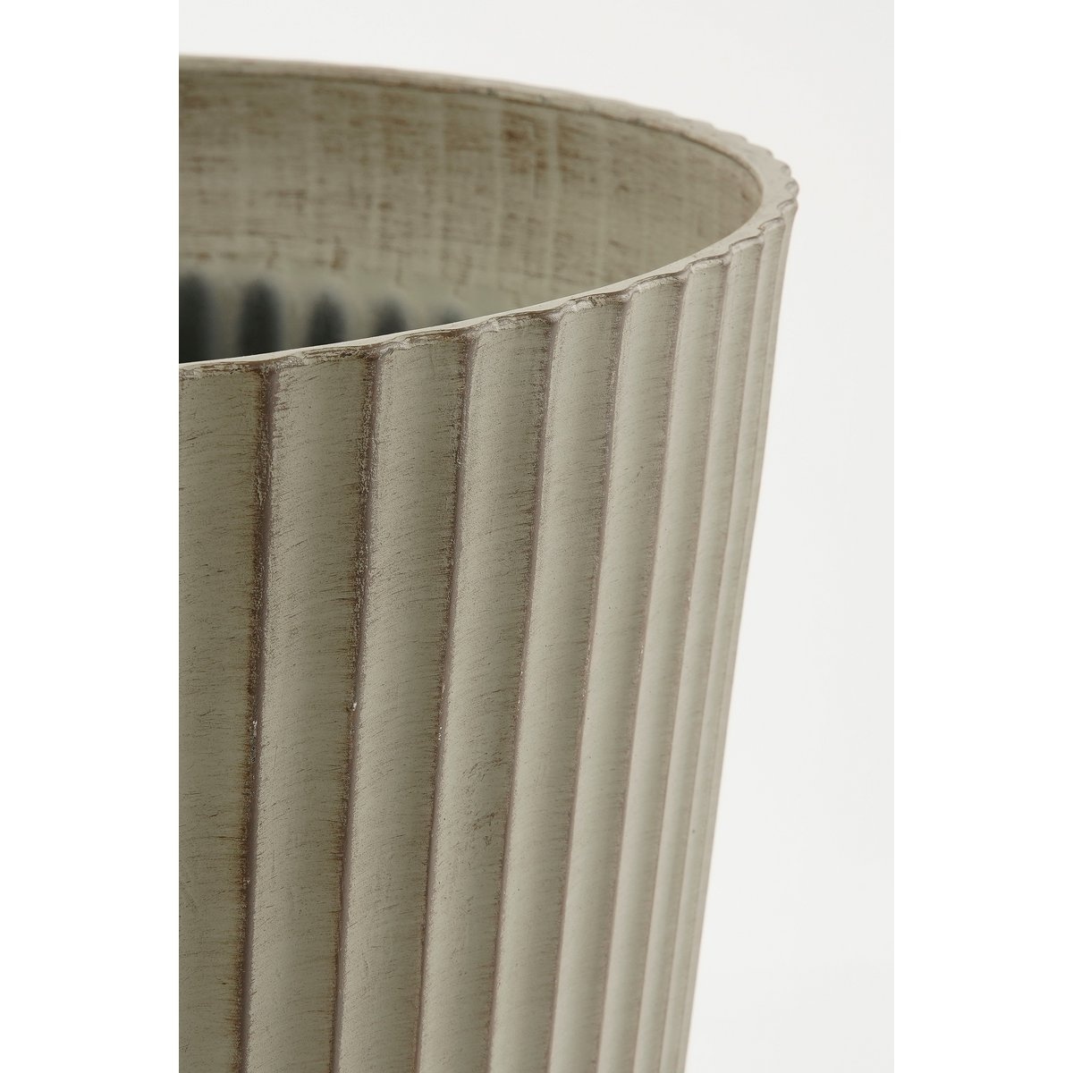 KantoormeubelenPlus Rio Bloempot voor Buiten - H40,5 x Ø45 cm - Crème