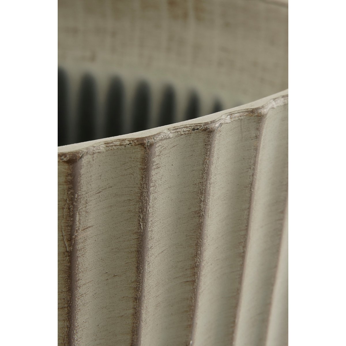 KantoormeubelenPlus Rio Bloempot voor Buiten - H40,5 x Ø45 cm - Crème