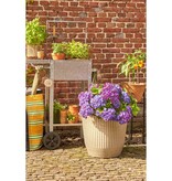 KantoormeubelenPlus Rio Bloempot voor Buiten - H40,5 x Ø45 cm - Crème