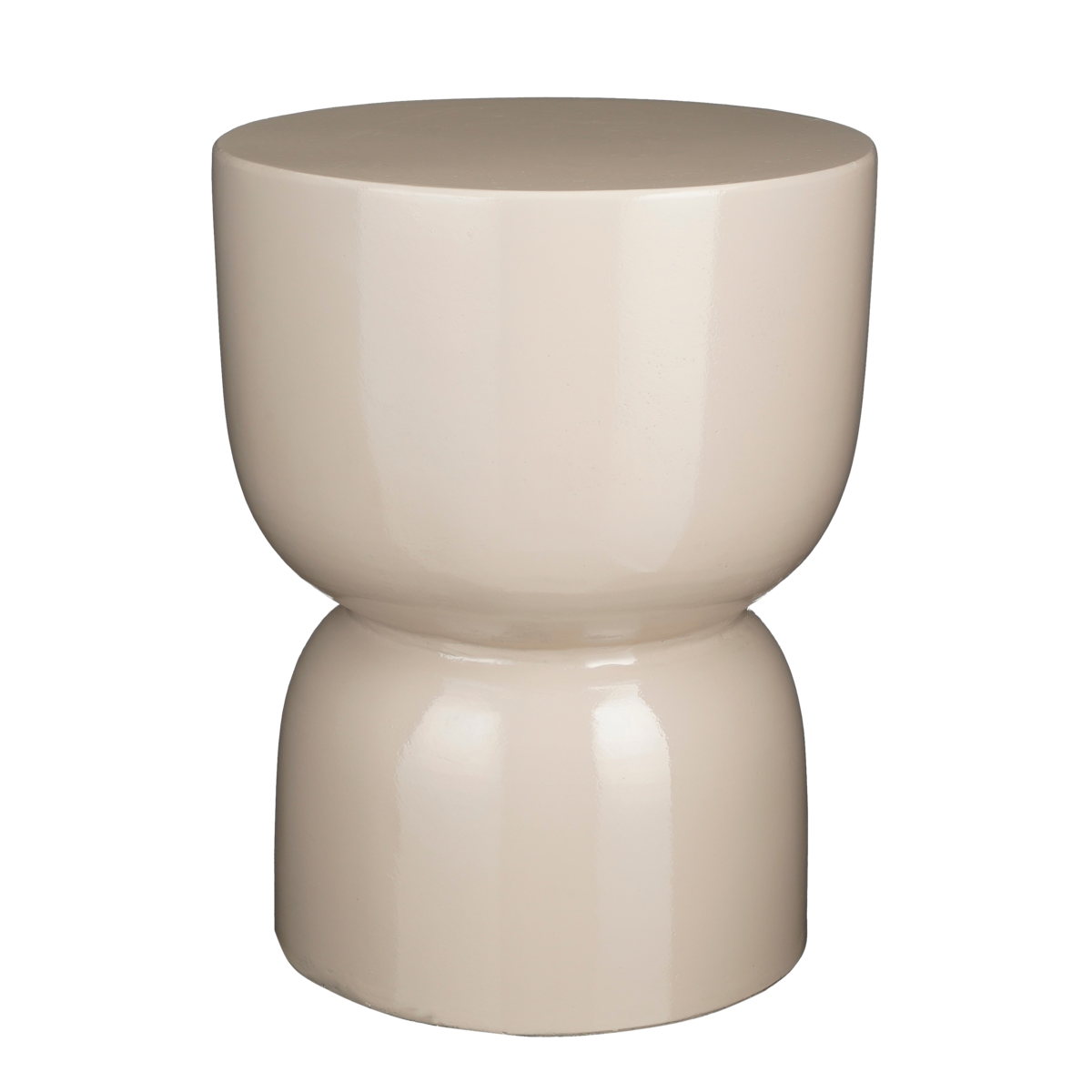 KantoormeubelenPlus Stage Bijzettafel - H45 x Ø35 cm - Cement - Beige