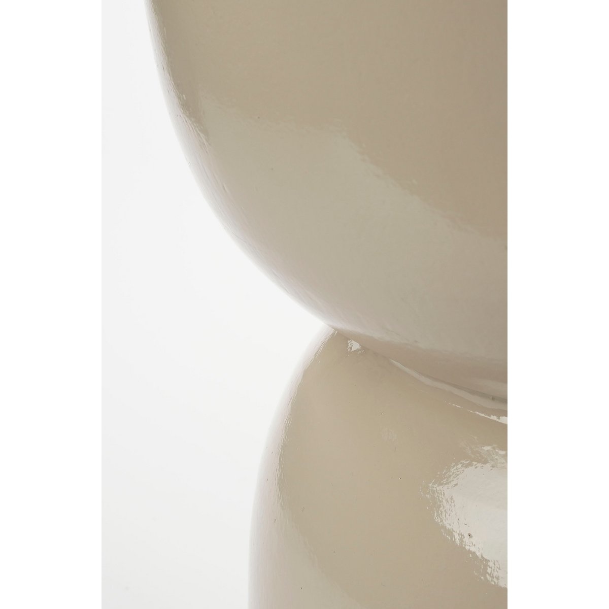 KantoormeubelenPlus Stage Bijzettafel - H45 x Ø35 cm - Cement - Beige