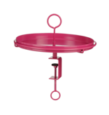 Aston Dienblad met Klem - H30 x Ø30,5 cm - Metaal - Fuchsia