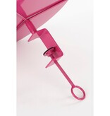 Aston Dienblad met Klem - H30 x Ø30,5 cm - Metaal - Fuchsia
