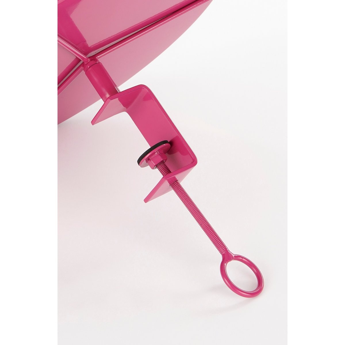 Aston Dienblad met Klem - H30 x Ø30,5 cm - Metaal - Fuchsia