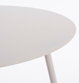 KantoormeubelenPlus Pontus Bijzettafel - Set van 2 - H45 x Ø55 cm - Metaal - Beige