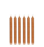 KantoormeubelenPlus Dinerkaars - Set van 6 - H25 cm - Lichtbruin
