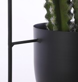 KantoormeubelenPlus Dexter Bloempot Hangend - L24 x B14 x H83 cm - Zwart