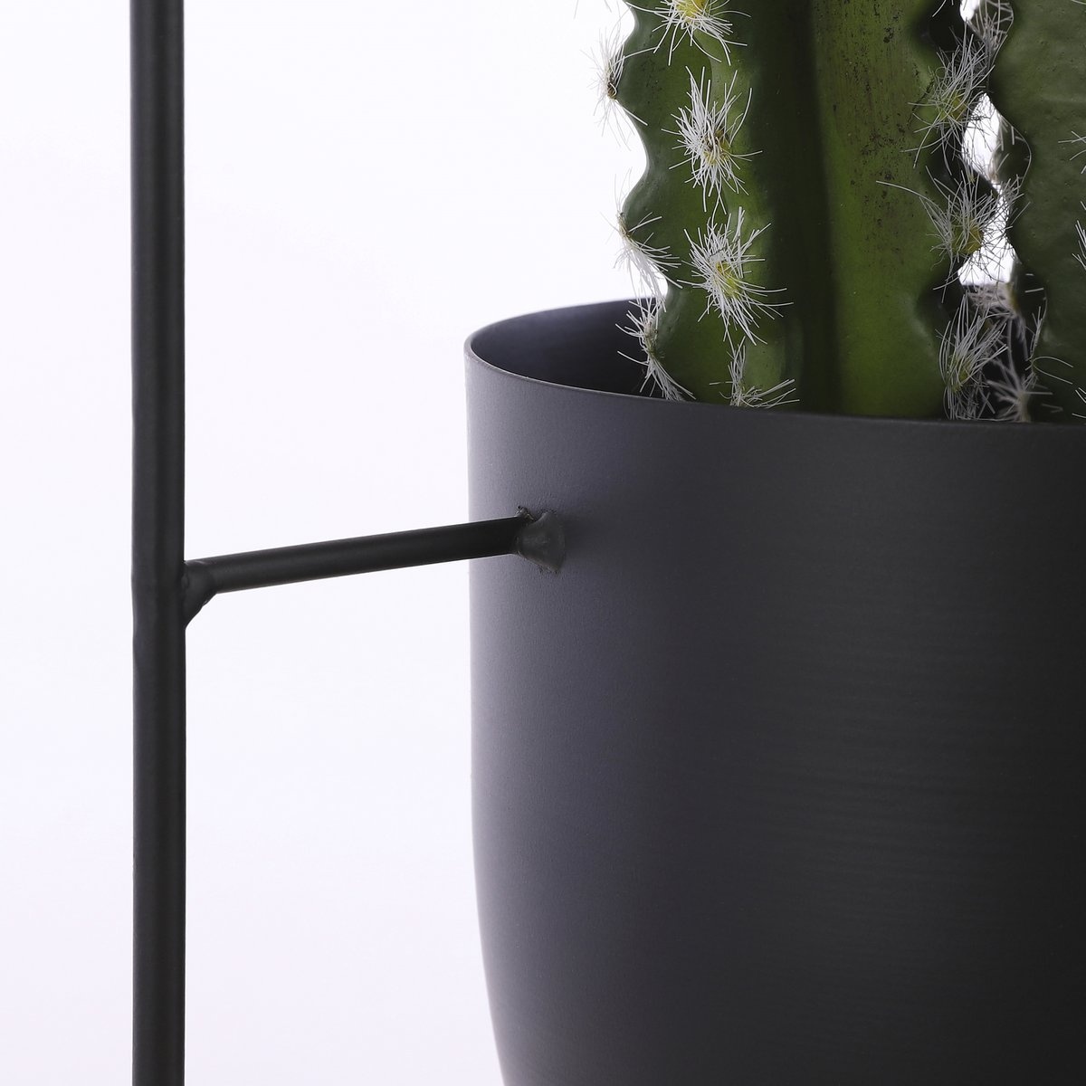 KantoormeubelenPlus Dexter Bloempot Hangend - L24 x B14 x H83 cm - Zwart