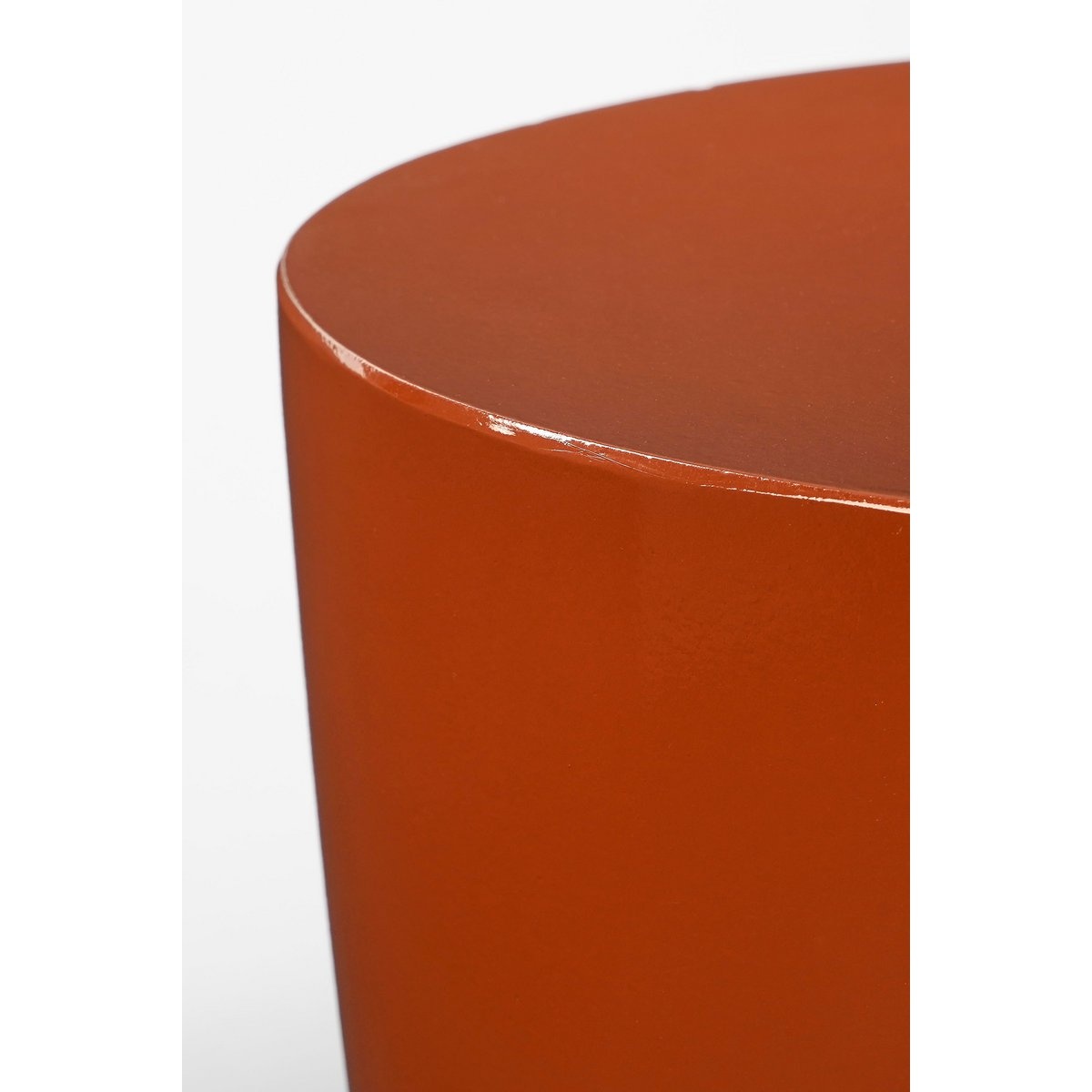 KantoormeubelenPlus Stage Bijzettafel - H45 x Ø35 cm - Cement - Oranje