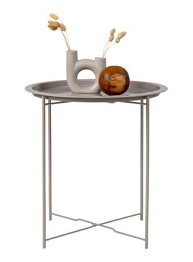 KantoormeubelenPlus Bastia Bijzettafel - Grijs Beige