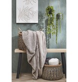 KantoormeubelenPlus Senecio Kunst Hangplant in Pot - H56 x Ø9 cm - Lichtgroen
