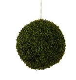 KantoormeubelenPlus Buxus Bol Kunstplant voor Buiten Hangend - Ø38 cm - Groen
