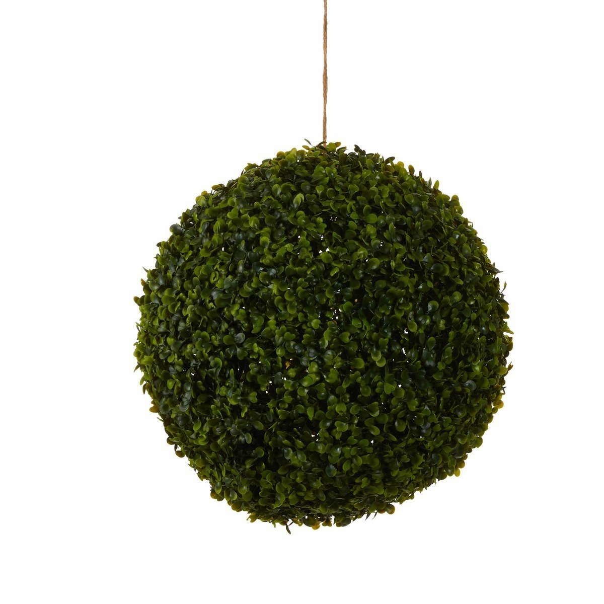 KantoormeubelenPlus Buxus Bol Kunstplant voor Buiten Hangend - Ø38 cm - Groen