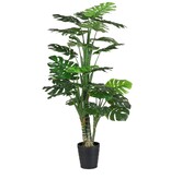 KantoormeubelenPlus Monstera Kunstplant - H160 x Ø80 cm - Groen