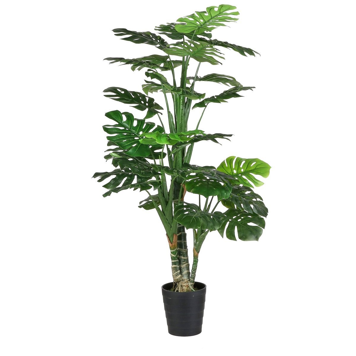 KantoormeubelenPlus Monstera Kunstplant - H160 x Ø80 cm - Groen