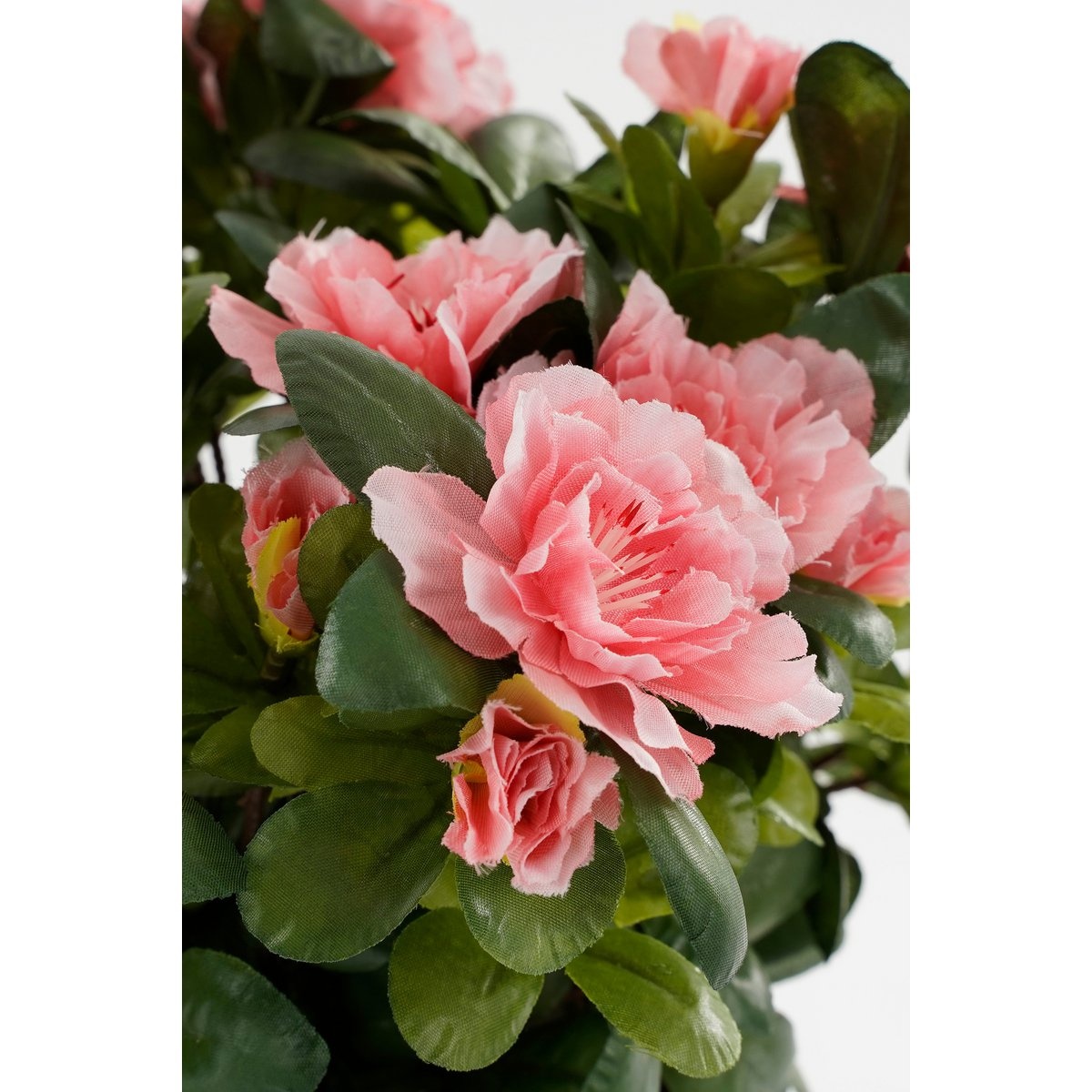 KantoormeubelenPlus Azalea Kunstplant in Bloempot Stan - H31 x Ø26 cm - Perzik