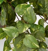 KantoormeubelenPlus Scindapsus Kunst Hangplant in Bloempot Stan - H45 x Ø25 cm - Groen